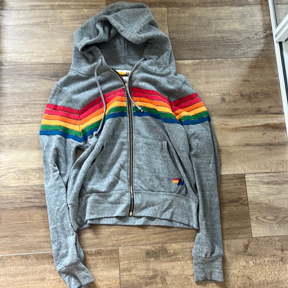 Aviator nation zip up hoodie size xs